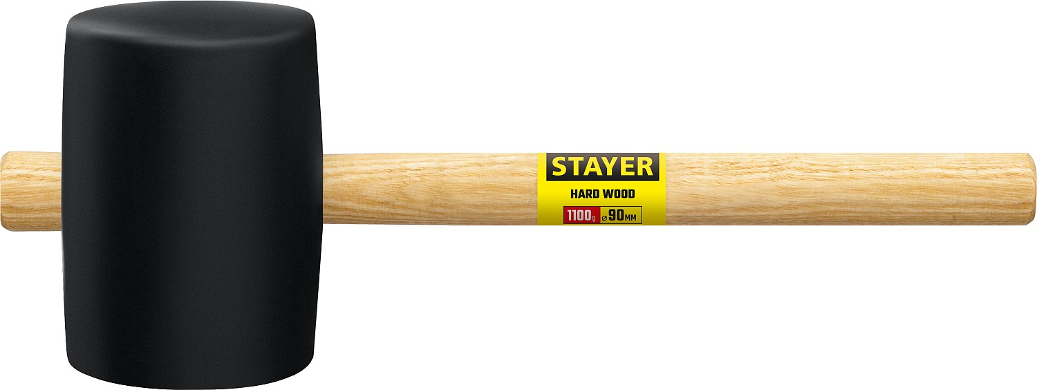 STAYER 1100 г, чёрная резиновая киянка (20505-100) — фото 4