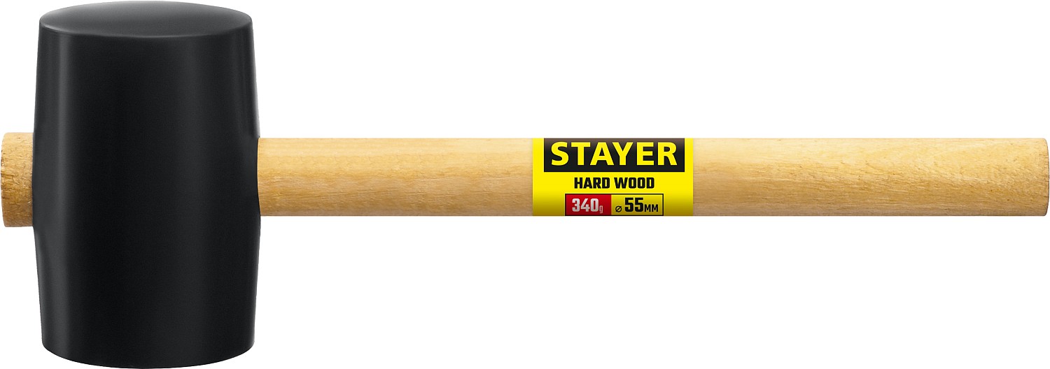 STAYER 340 г, чёрная резиновая киянка (20505-55) — фото 4