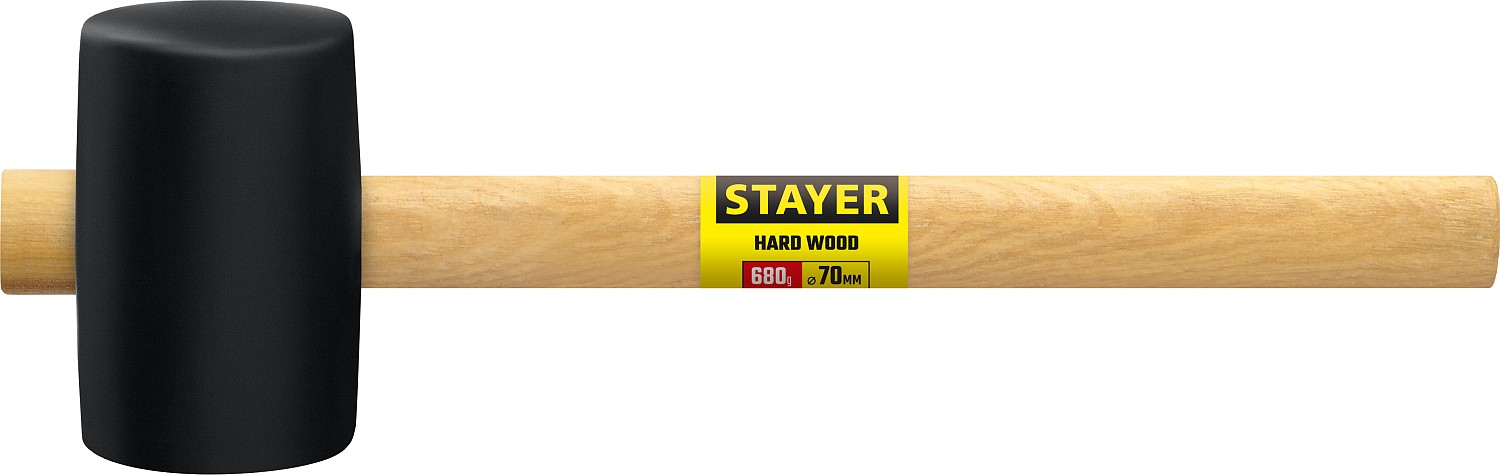 STAYER 680 г, чёрная резиновая киянка (20505-75) — фото 4