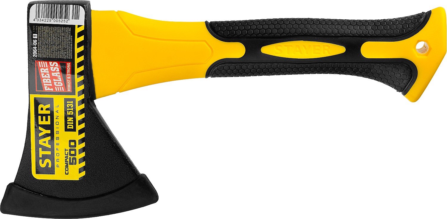 STAYER COMPACT, 500/600 г, 250 мм, суперкомпактный топор, Professional (2064-06) — фото 4