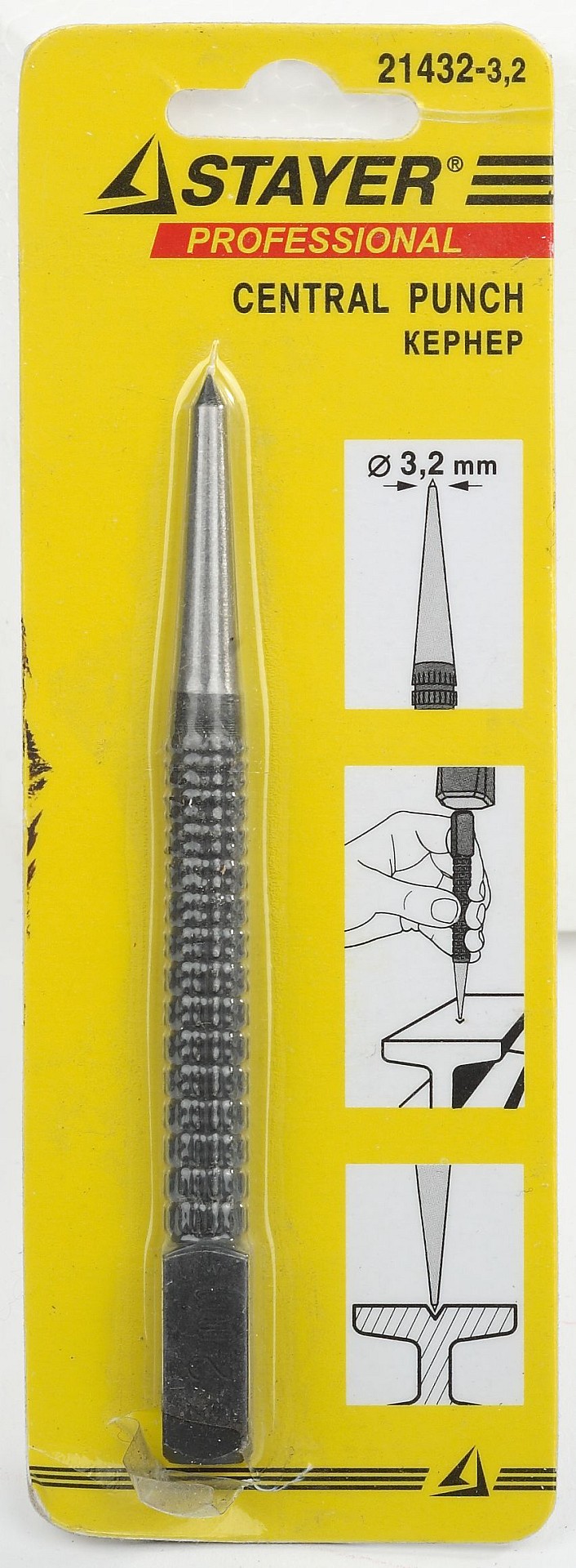 STAYER 100 мм, d 3.2 мм, кернер (21432-3.2) — фото 2