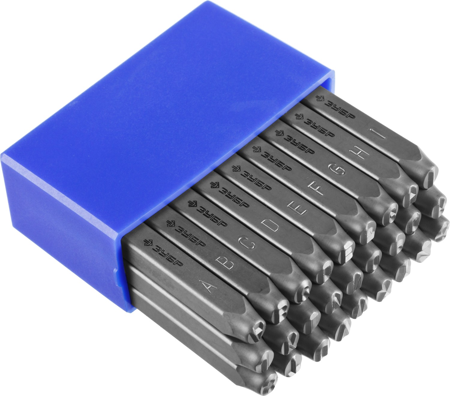 ЗУБР 5 мм, латиница, штамповочные буквенные клейма, Профессионал (21505-05) — фото 3