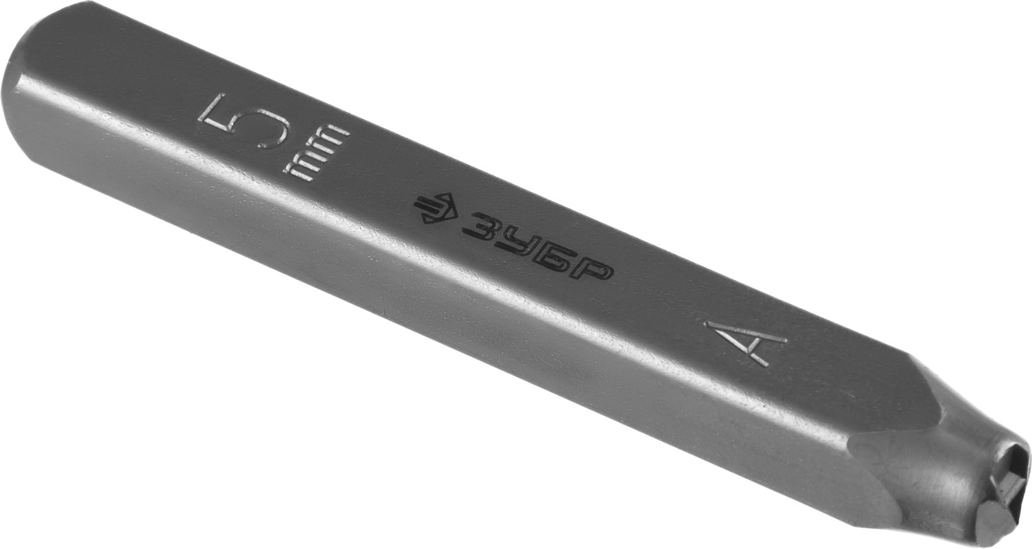 ЗУБР 5 мм, латиница, штамповочные буквенные клейма, Профессионал (21505-05) — фото 4