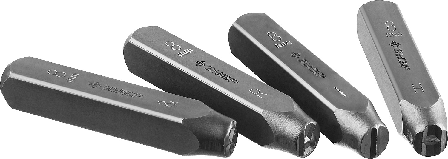 ЗУБР 8 мм, латиница, штамповочные буквенные клейма, Профессионал (21505-08) — фото 4