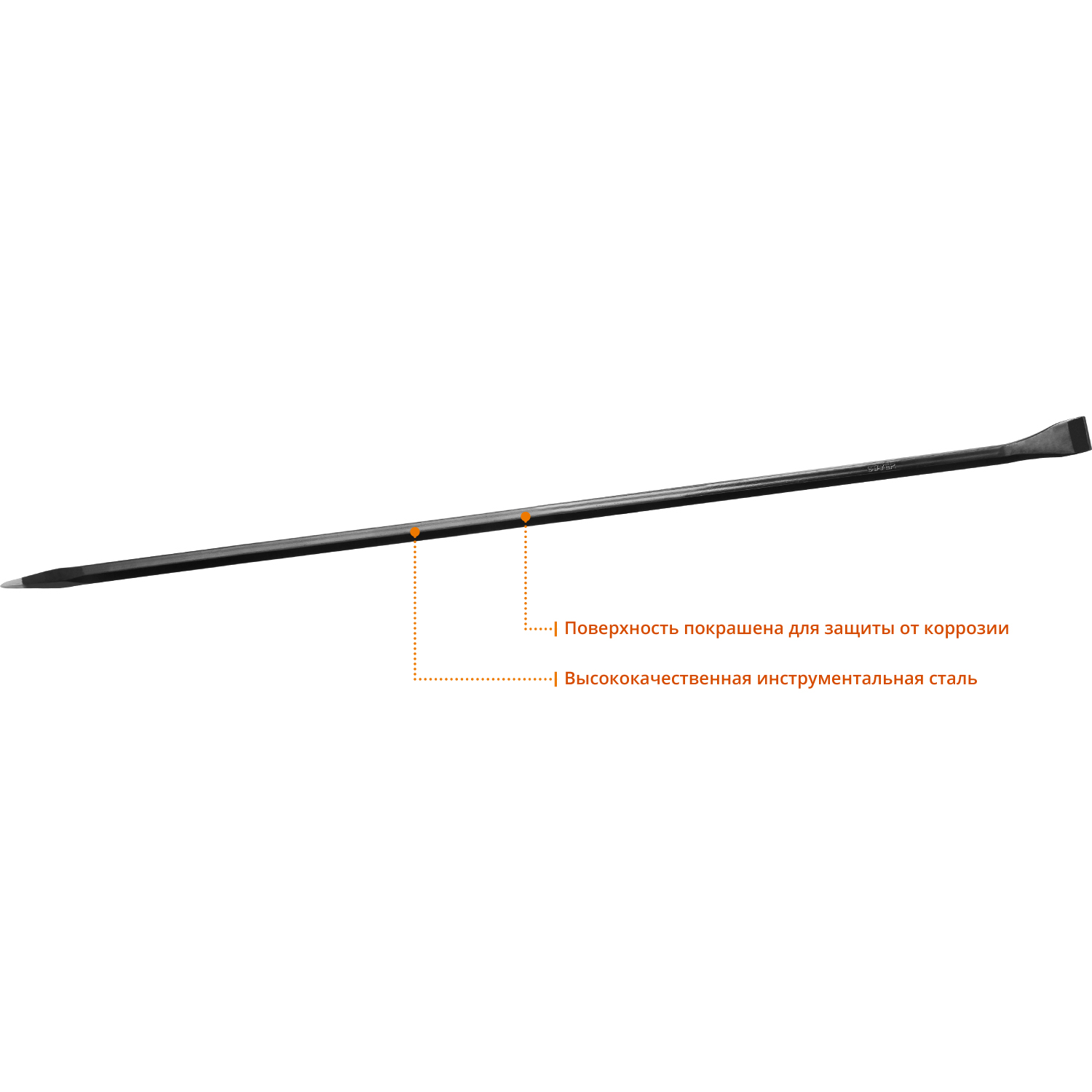 STAYER 1300 мм, 22 мм, монтажный лом, Professional (21625-130) — фото 2