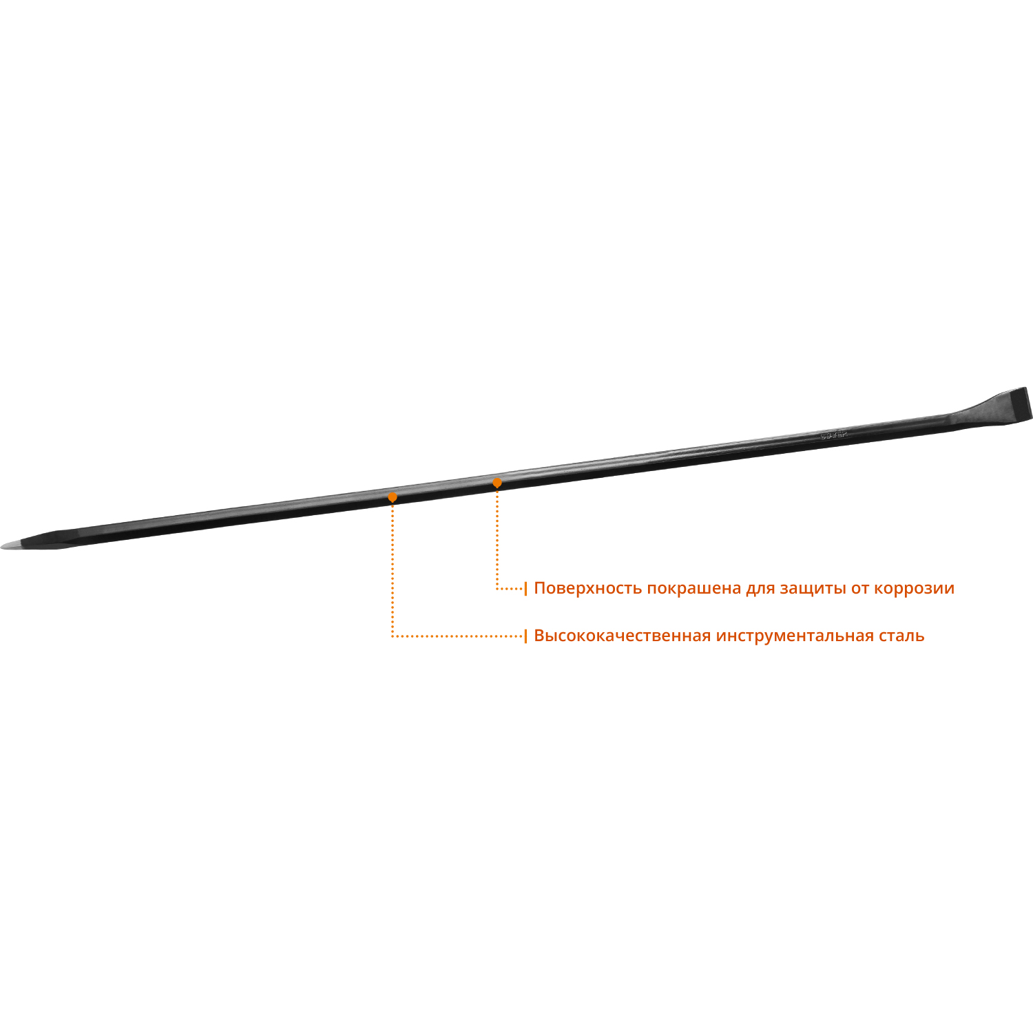 STAYER 1500 мм, 22 мм, монтажный лом, Professional (21625-150) — фото 2