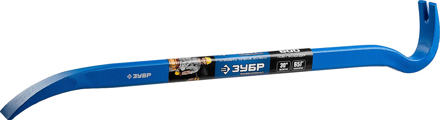 ЗУБР Титан, 600 мм, 30 х 15 мм, лом-гвоздодер, Профессионал (2165-60) — фото 5