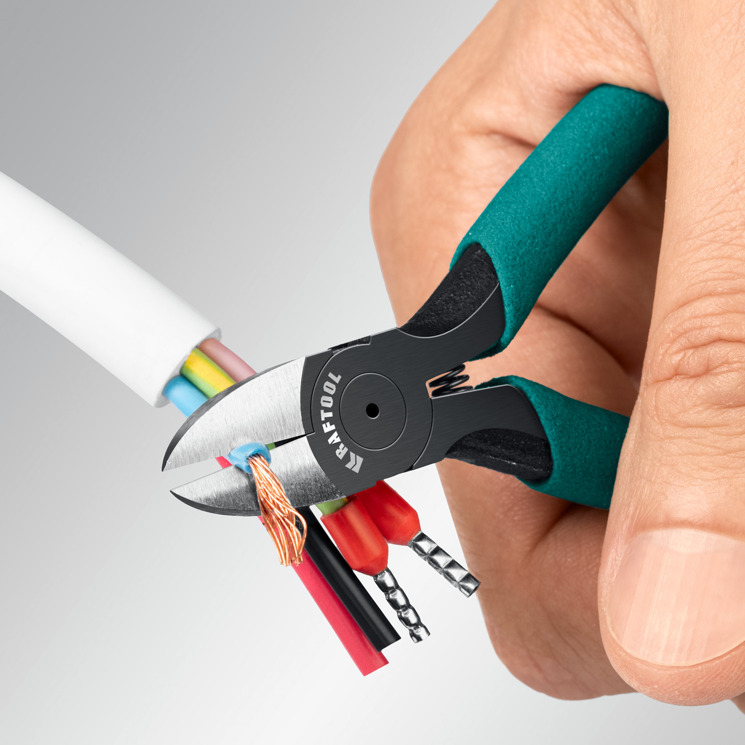 KRAFTOOL PRECISION чистый рез 128 мм, Прецизионные бокорезы (220017-6-12) — фото 8