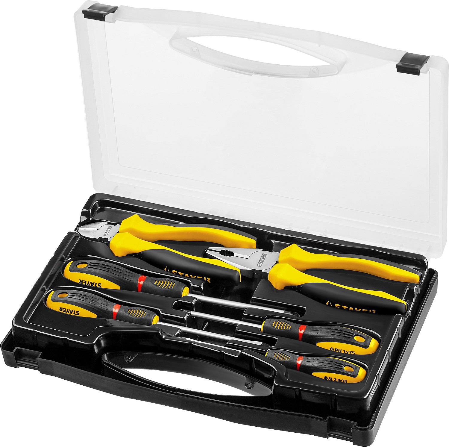 STAYER Hercules, 6 предм., набор губцевого инструмента (2202-H6) — фото 4