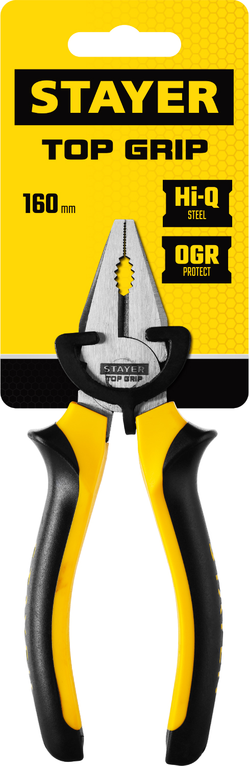 STAYER TOPGrip, 160 мм, комбинированные плоскогубцы (2205-1-16) — фото 4