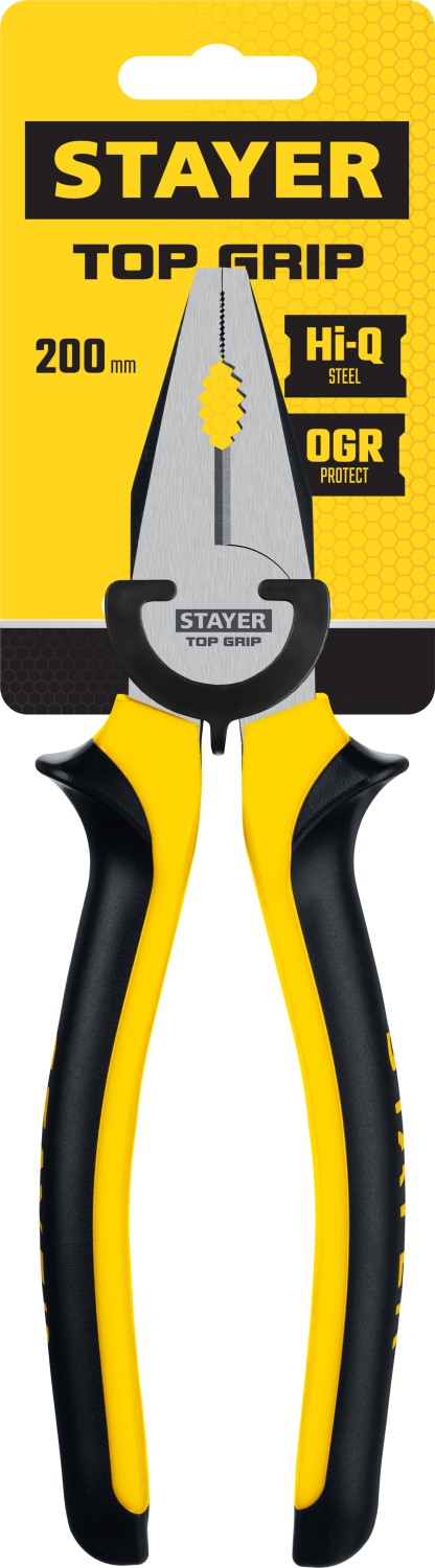 STAYER TOPGrip, 200 мм, комбинированные плоскогубцы (2205-1-20) — фото 4