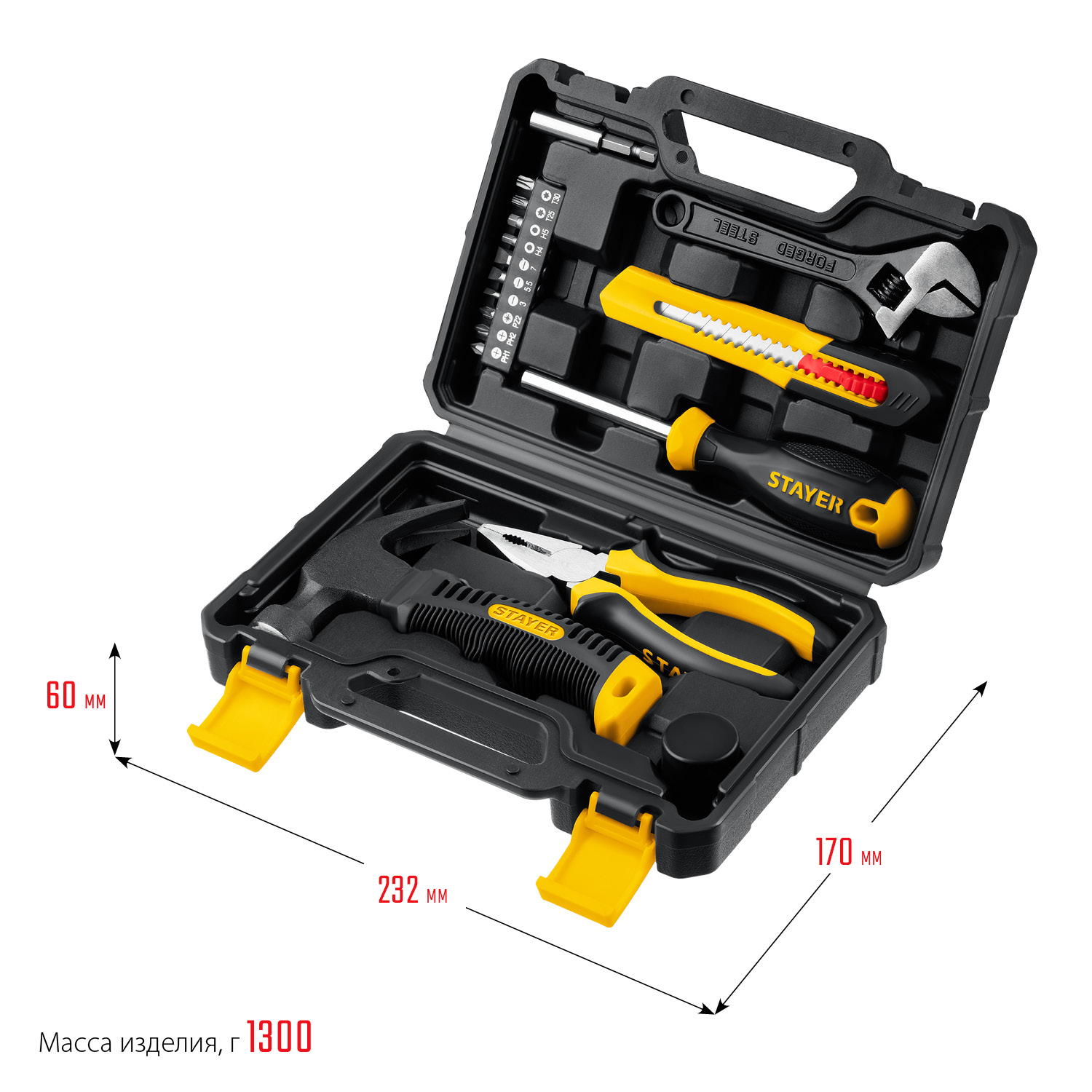 STAYER Master-17, 17 предм., универсальный набор инструмента для дома (2205-H17) — фото 10