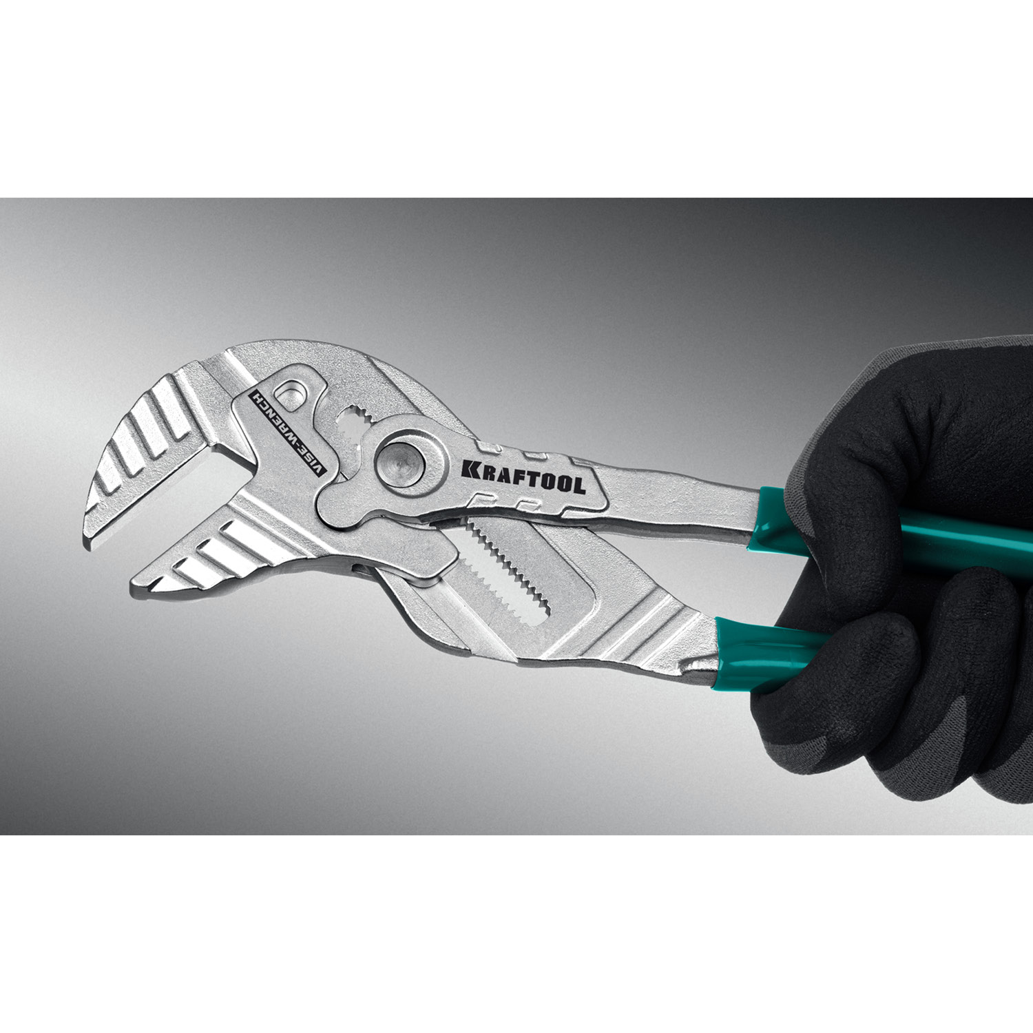 KRAFTOOL Vise-Wrench, 300 мм, клещи переставные-гаечный ключ (22068) — фото 10