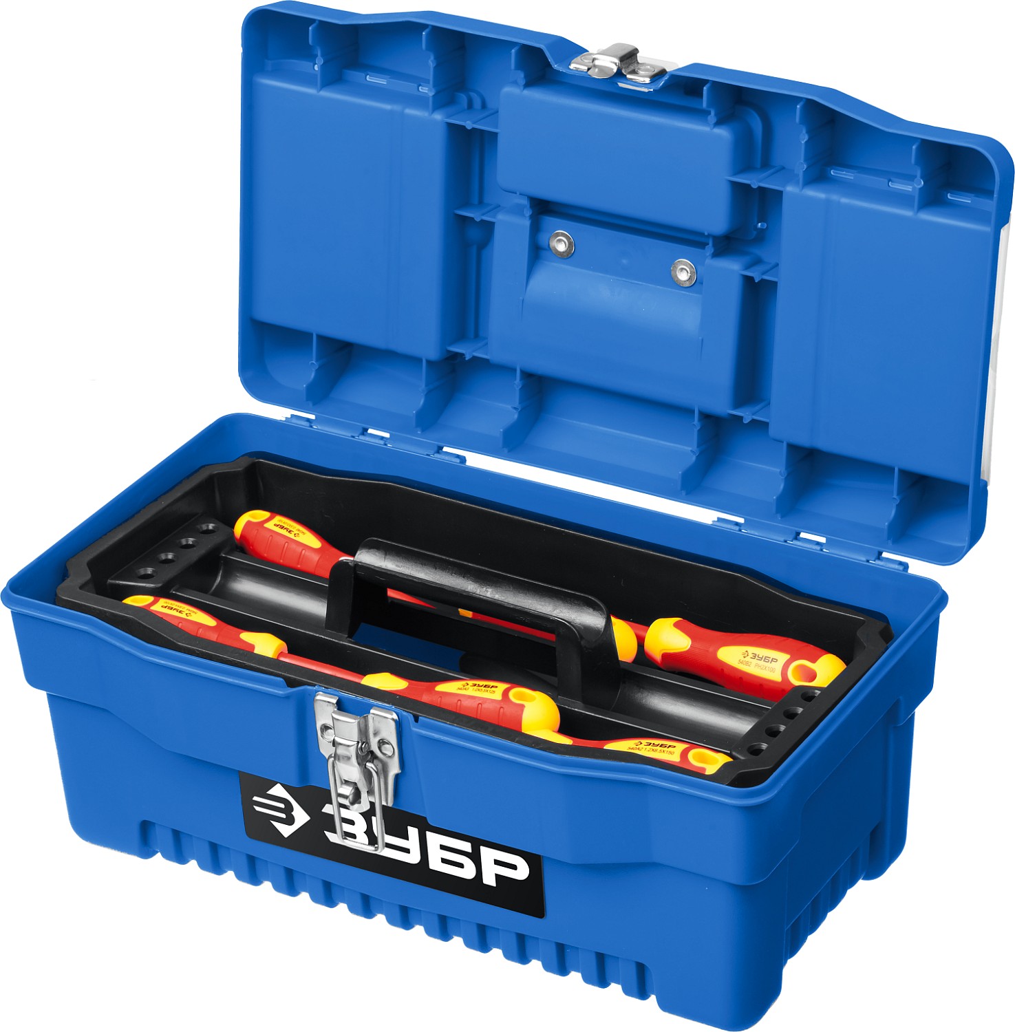 ЗУБР 12 предм., набор диэлектрического губцевого инструмента, Профессионал (2214-H12) — фото 3