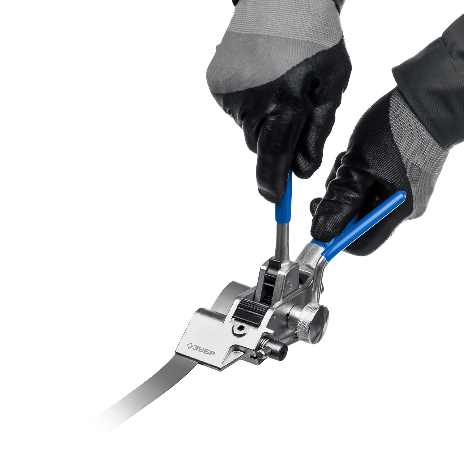 ЗУБР ИНХ-20, инструмент для натяжения стальной монтажной ленты, Профессионал (22624) — фото 9