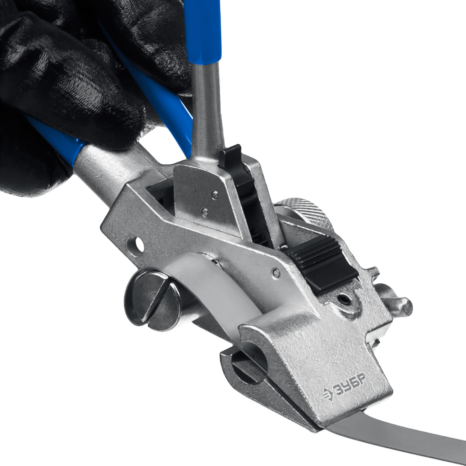 ЗУБР ИНХ-20, инструмент для натяжения стальной монтажной ленты, Профессионал (22624) — фото 10