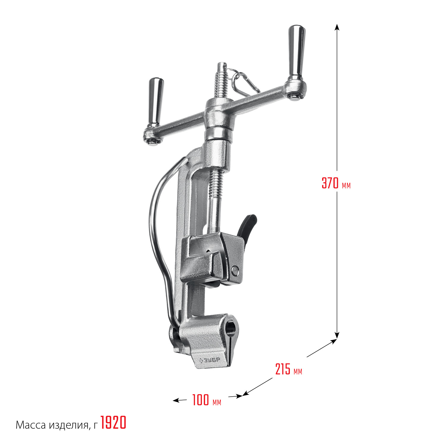 ЗУБР ИНВ-20, инструмент для натяжения стальной монтажной ленты, Профессионал (22627) — фото 10