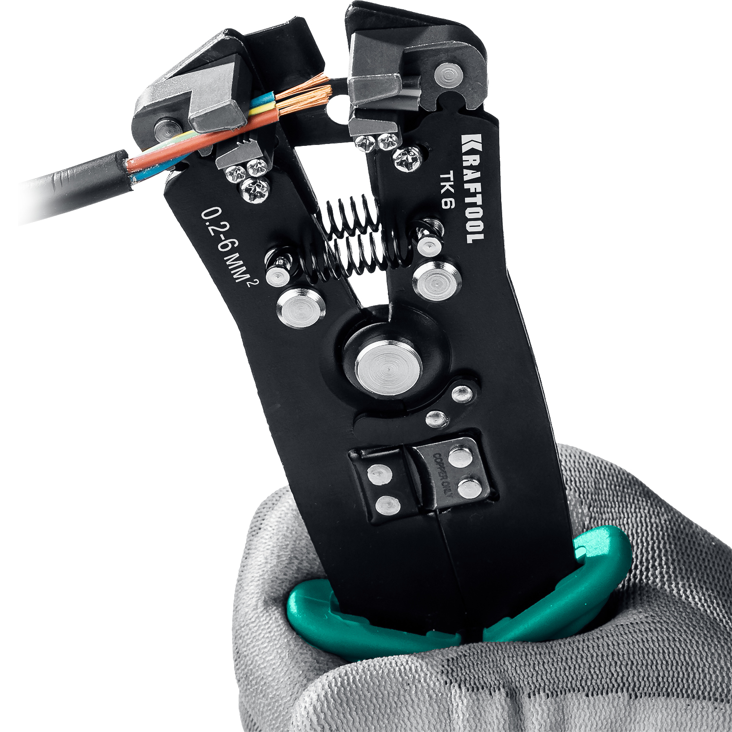 KRAFTOOL TK-6, 0.2 - 6 мм2, автоматический стриппер (22635) — фото 9