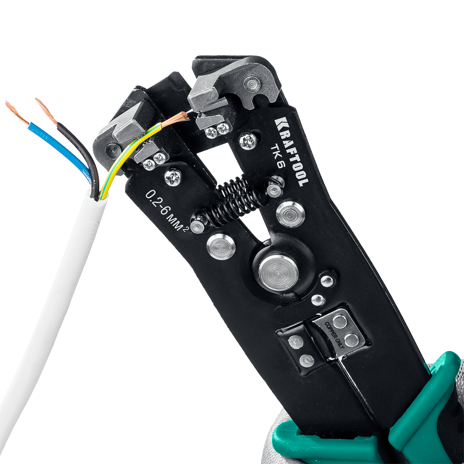 KRAFTOOL TK-6, 0.2 - 6 мм2, автоматический стриппер (22635) — фото 10