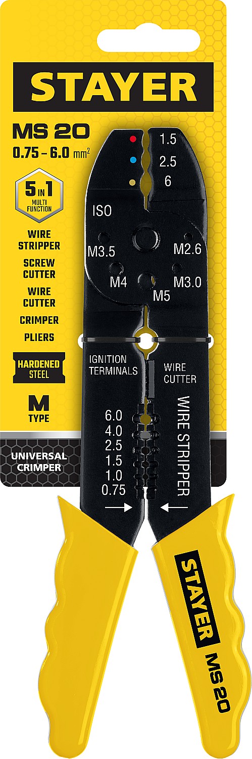 STAYER MS-20, 0.75 - 6 мм2, многофункциональный стриппер, Professional (2265-21) — фото 6