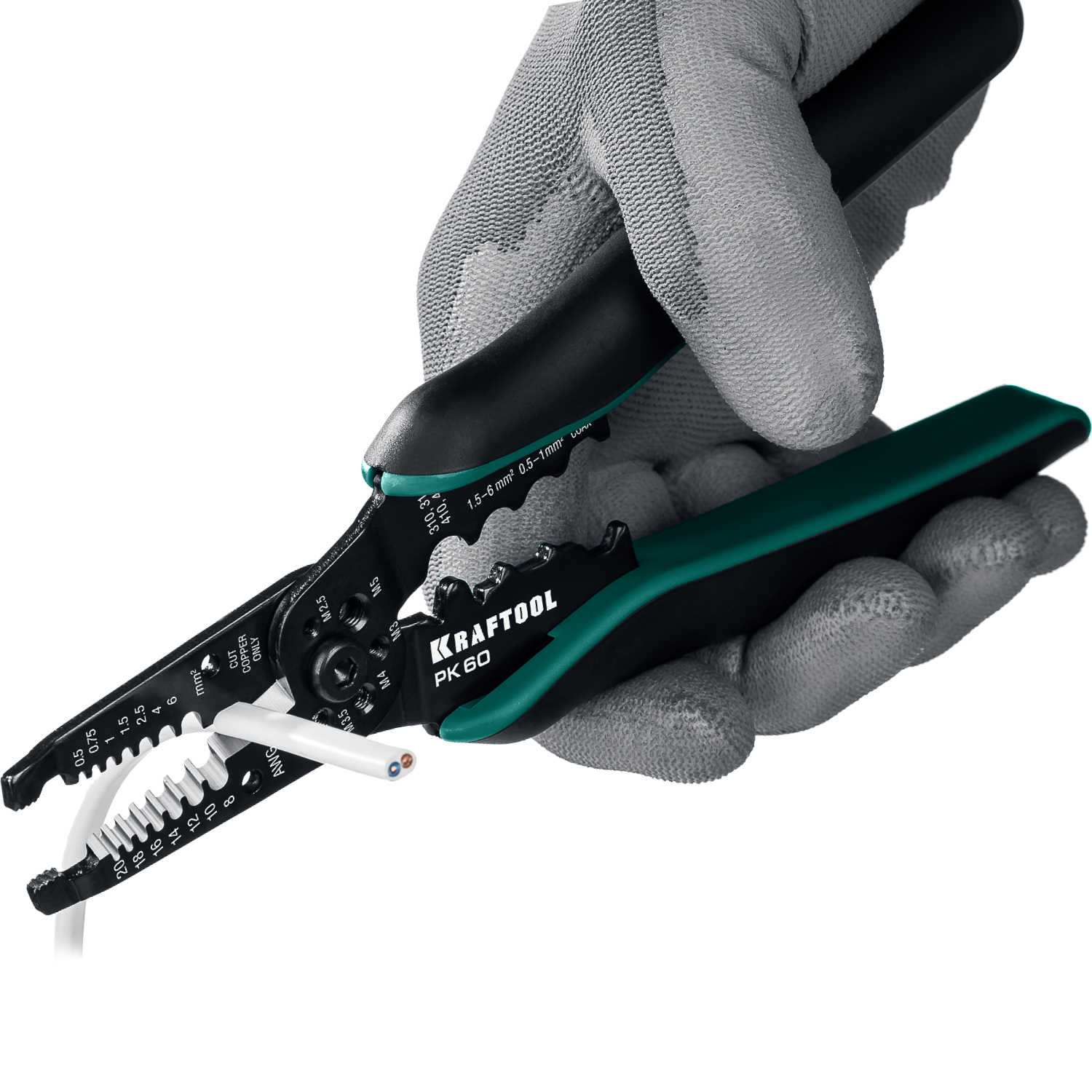 KRAFTOOL PK-60, 0.5 - 6 мм2, многофункциональный стриппер (22658) — фото 7