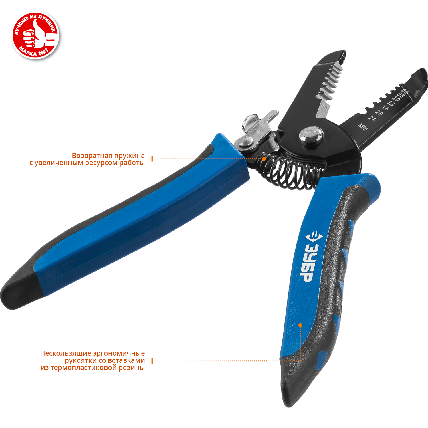 ЗУБР PT-26, 0.6 - 2.6 мм, многофункциональный стриппер, Профессионал (22666-26) — фото 3