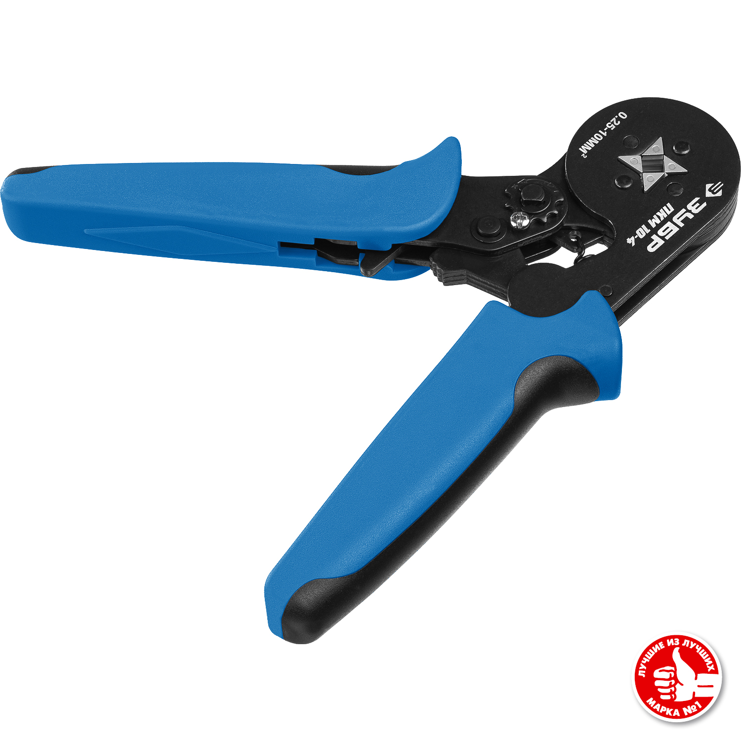 ЗУБР ПКМ-10-4, 0.25 - 10 мм2, с квадратным профилем, мультидиапазонные пресс-клещи, Профессионал (22695) — фото 5