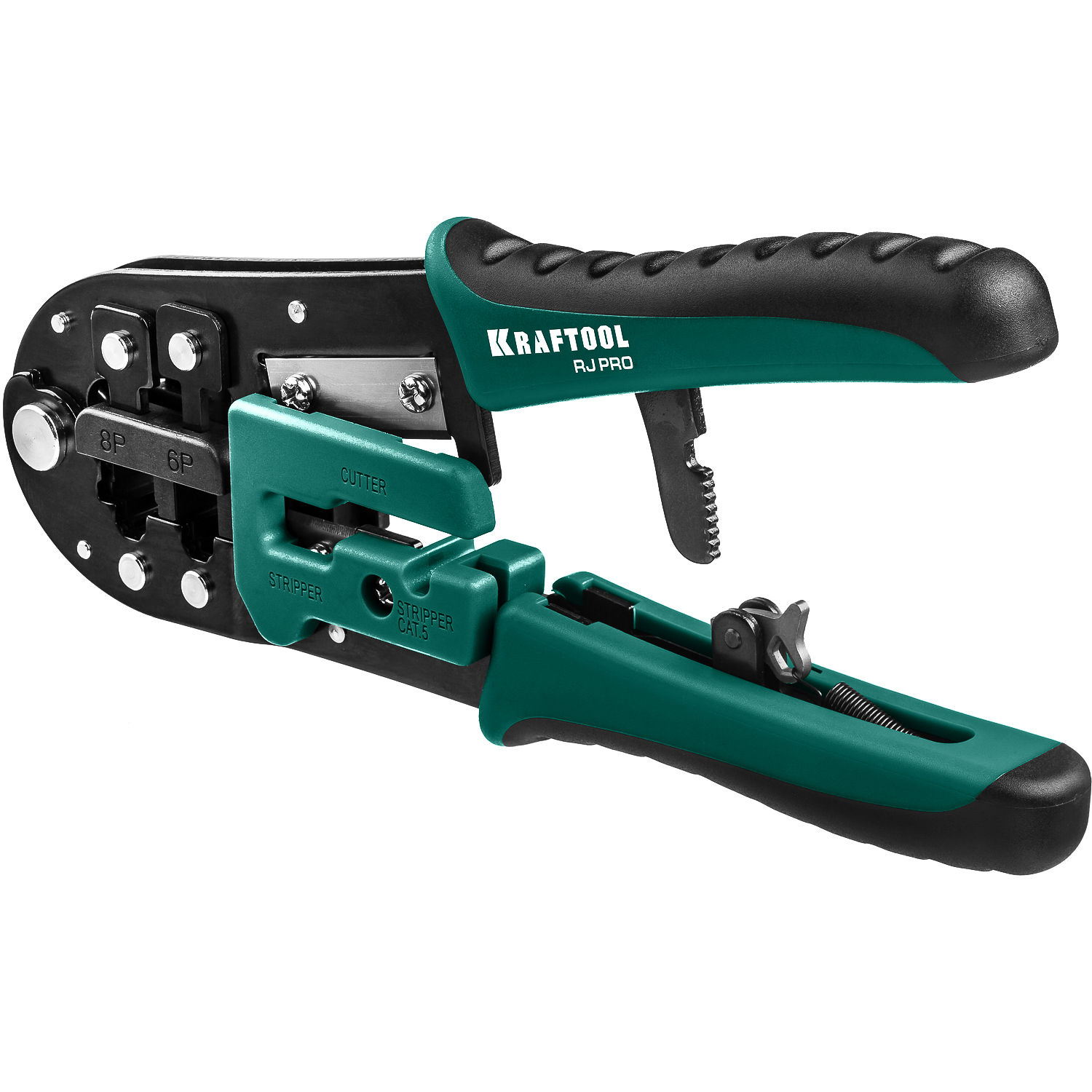 KRAFTOOL RJ-Pro, (RJ45, RJ11,RJ12), универсальный кримпер (22698) — фото 6