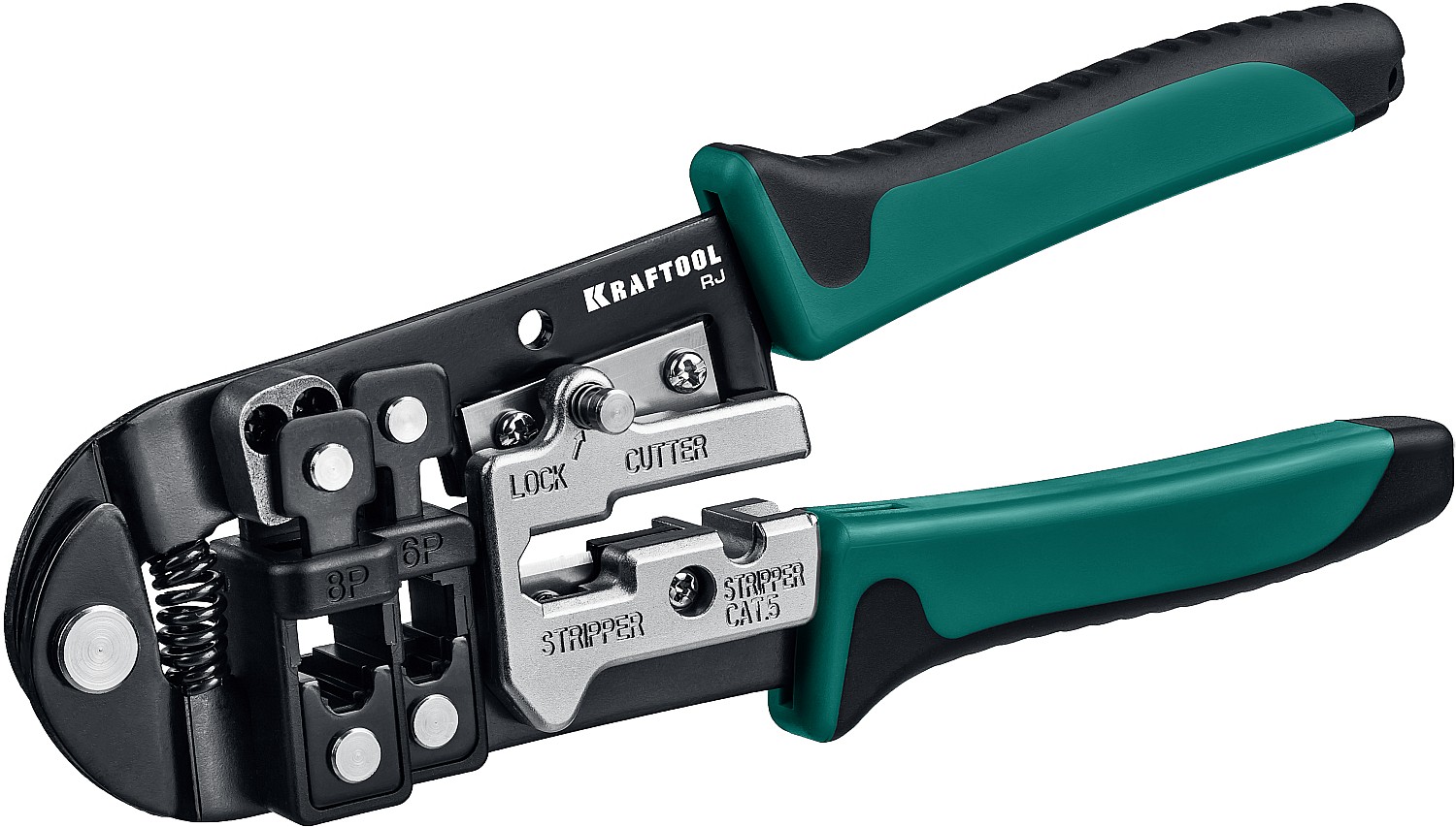 KRAFTOOL RJ, (RJ45, RJ11,RJ12), универсальный кримпер (22699) — фото 2