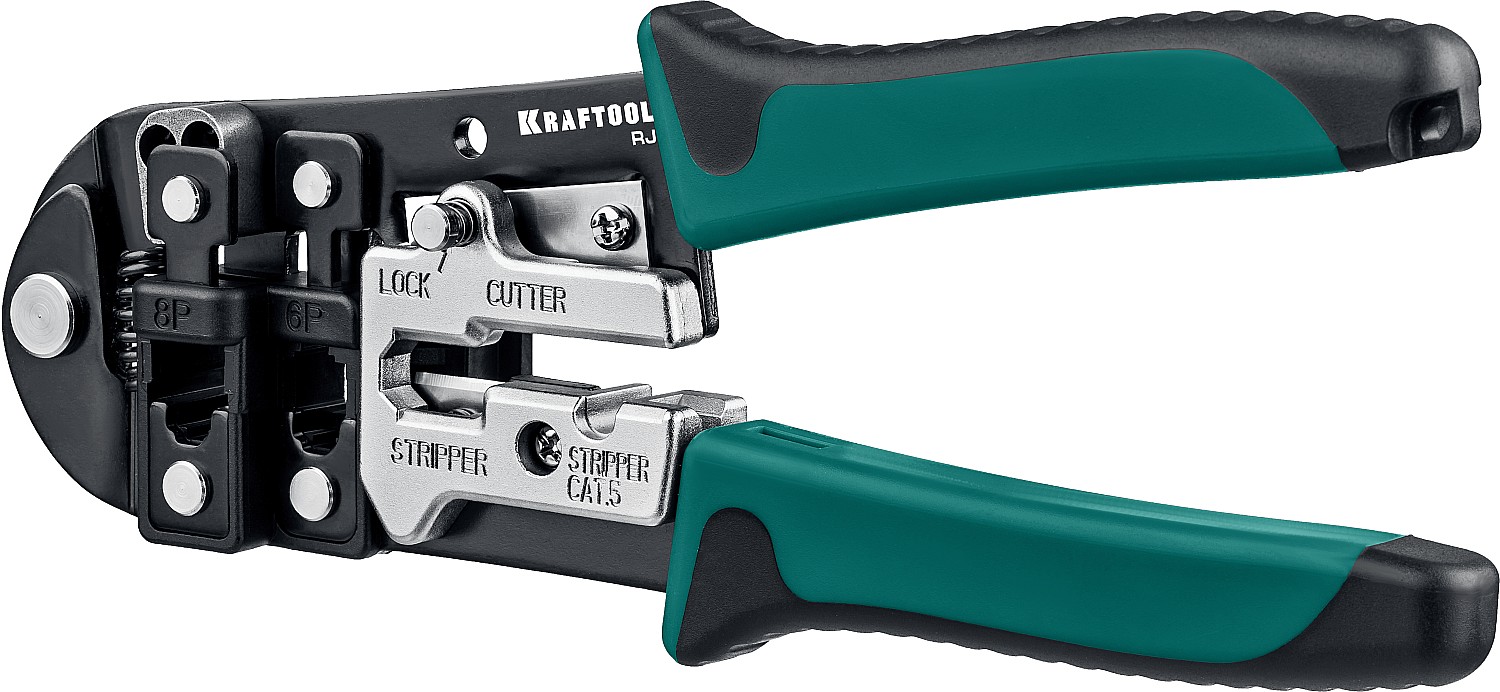 KRAFTOOL RJ, (RJ45, RJ11,RJ12), универсальный кримпер (22699) — фото 3
