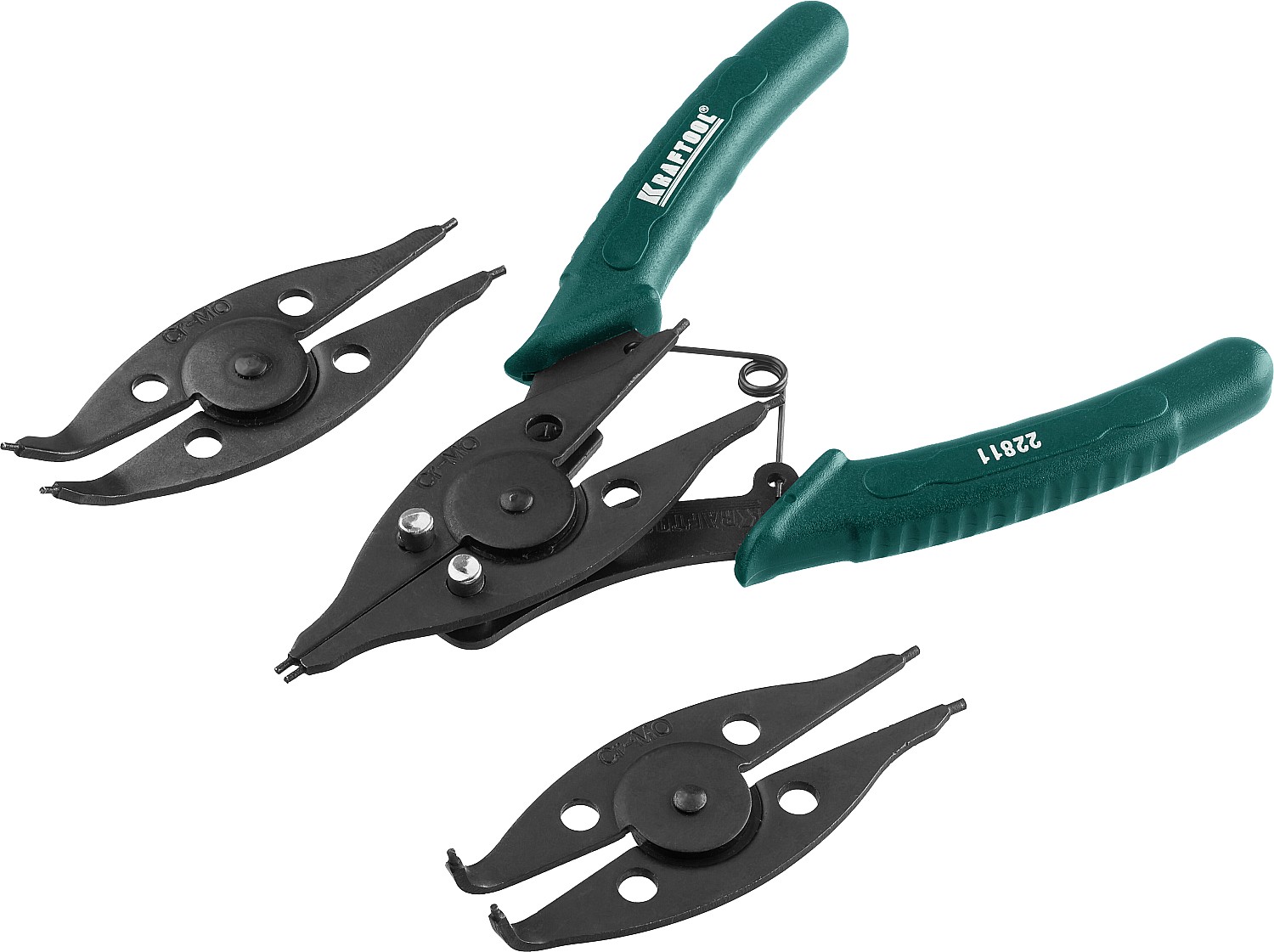 KRAFTOOL Universal 6-in-1, внешний/внутренний, съемник стопорных колец (22811) — фото 3