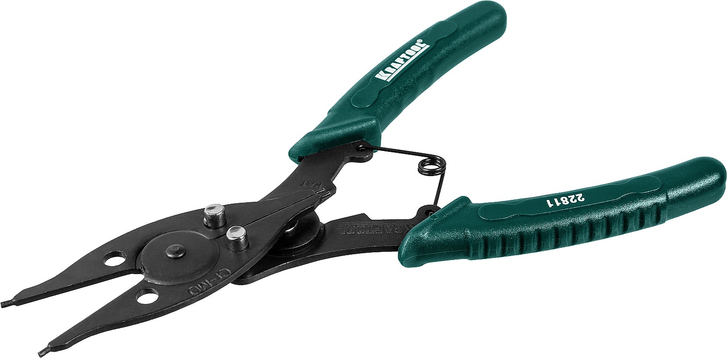 KRAFTOOL Universal 6-in-1, внешний/внутренний, съемник стопорных колец (22811) — фото 5