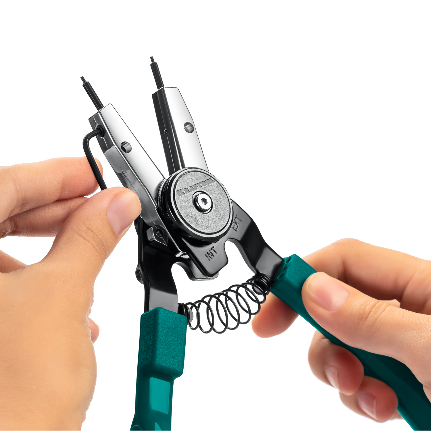 KRAFTOOL Universal 8-in-1, внешний/внутренний, съемник стопорных колец (22813) — фото 8