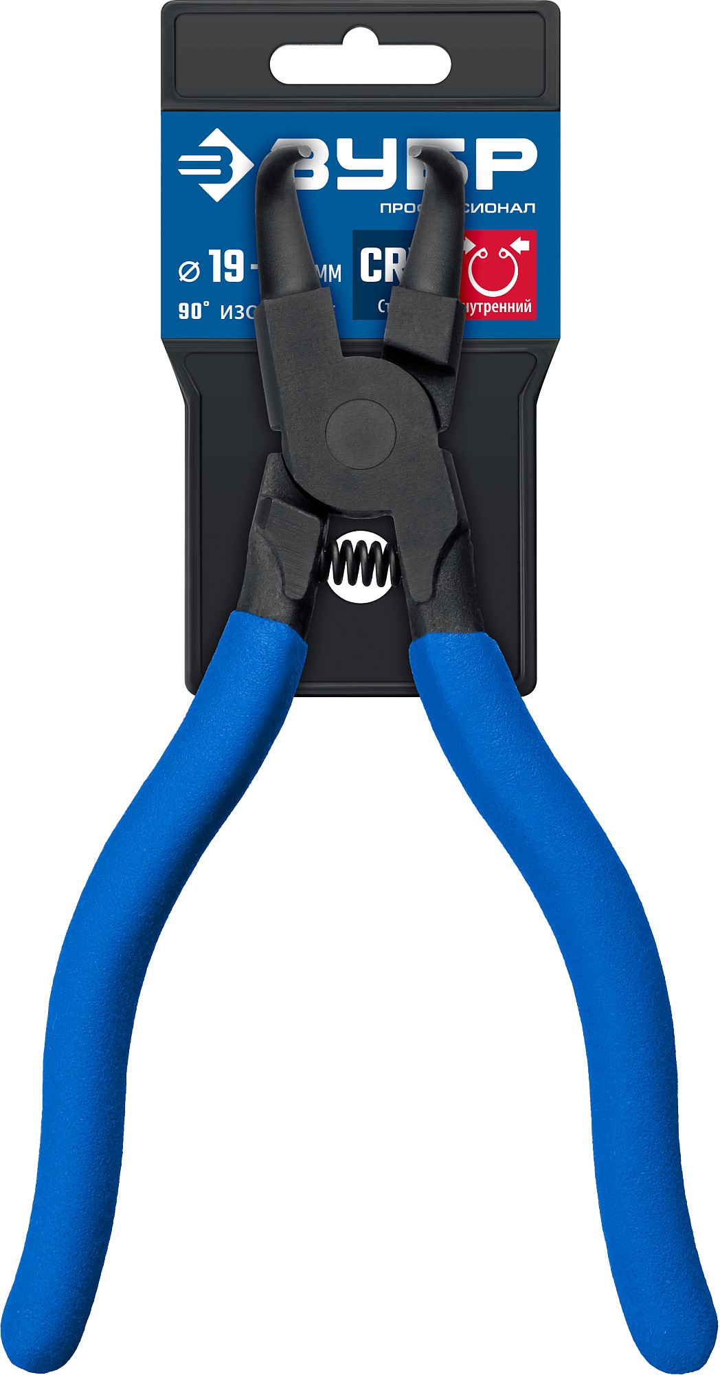 ЗУБР 170 мм, изогнутые губки, внутренний съемник стопорных колец, Профессионал (22821-2) — фото 5