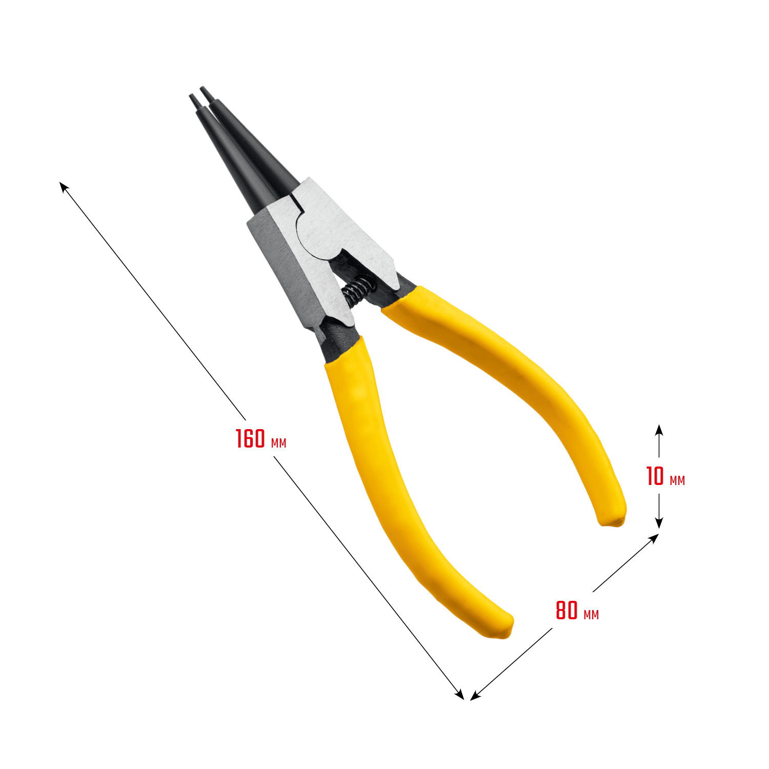 STAYER Hercules-4, 4 шт, 160 мм, набор съемников стопорных колец (22830-H4) — фото 6