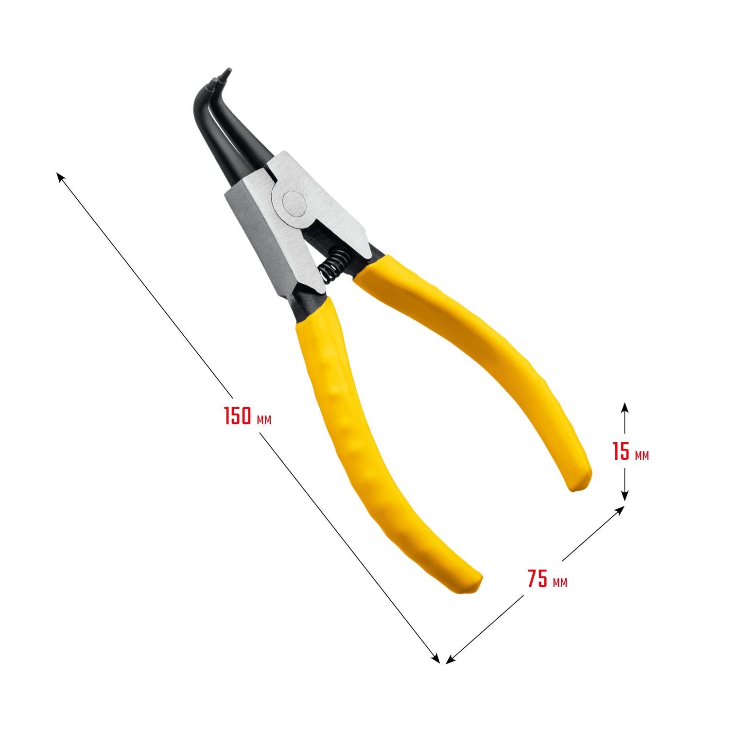 STAYER Hercules-4, 4 шт, 160 мм, набор съемников стопорных колец (22830-H4) — фото 7