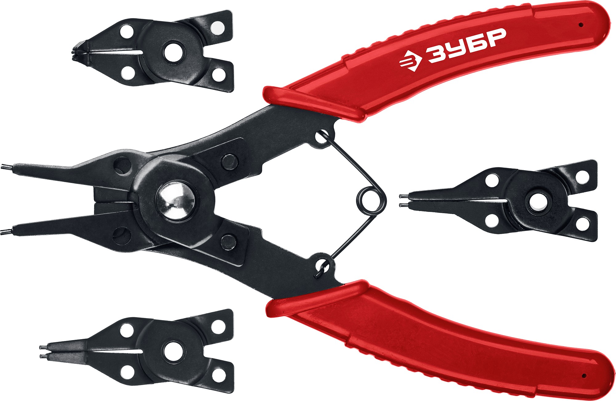 ЗУБР 4-в-1, 4 насадки, съемник стопорных колец (2283) — фото 4