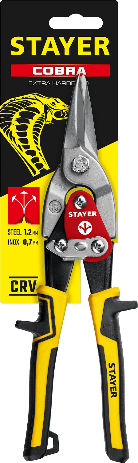 STAYER Cobra, 250 мм, прямые ножницы по металлу (23055-S) — фото 5