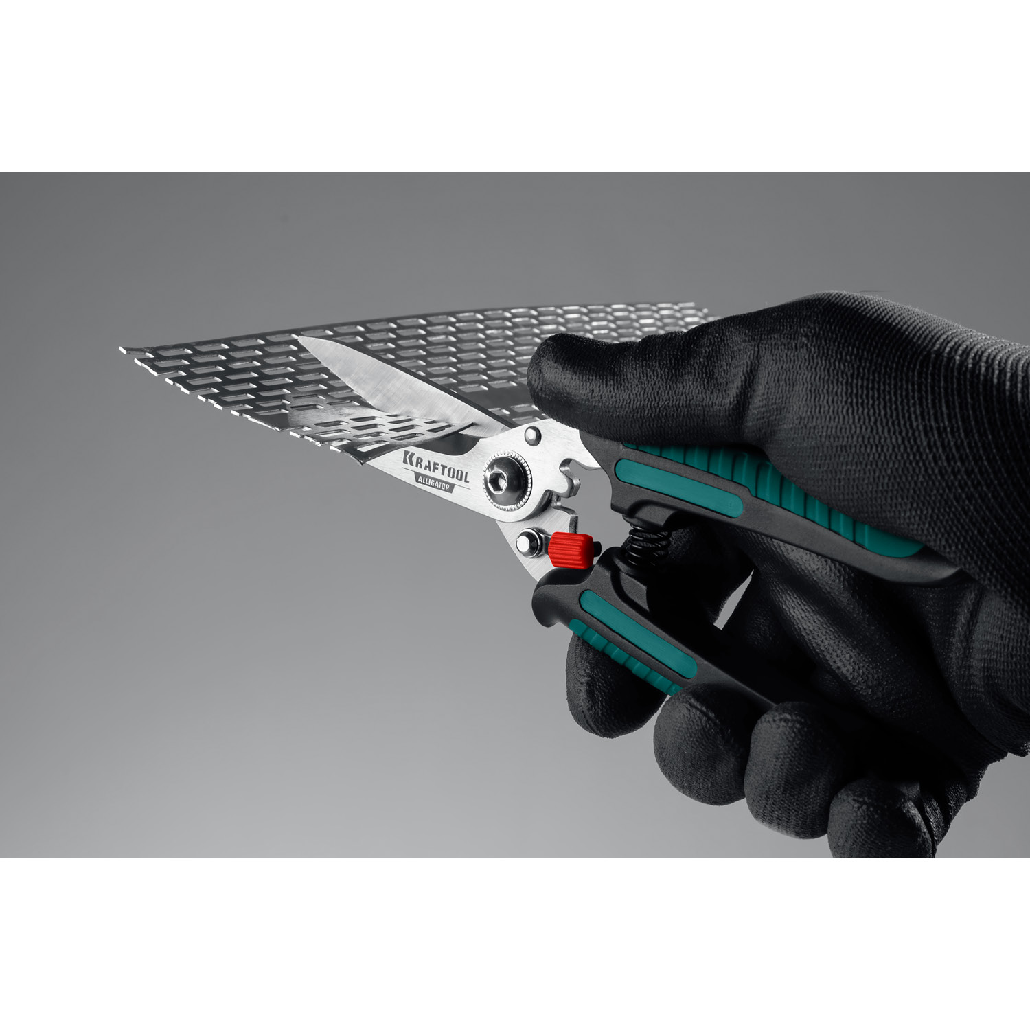 KRAFTOOL Alligator, 200 мм, многофункциональные прямые технические ножницы (23201) — фото 7