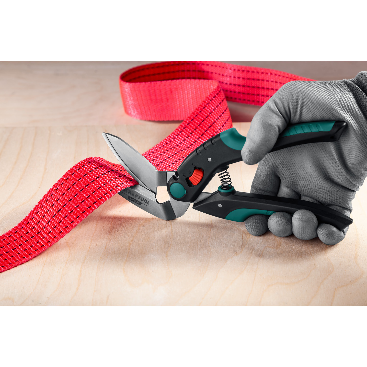 KRAFTOOL BULLDOG, 250 мм, многофункциональные прямые технические ножницы (23203) — фото 13