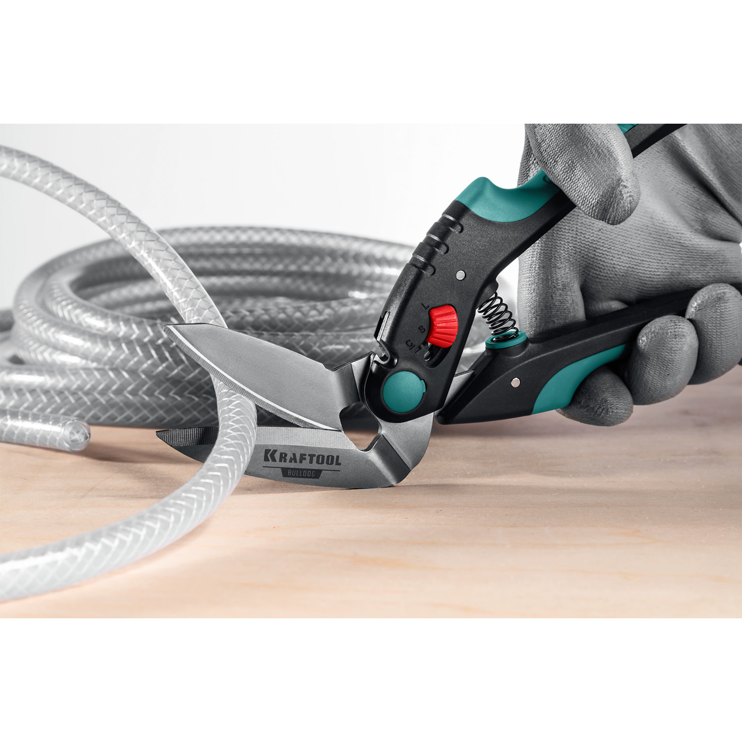 KRAFTOOL BULLDOG, 250 мм, многофункциональные прямые технические ножницы (23203) — фото 14