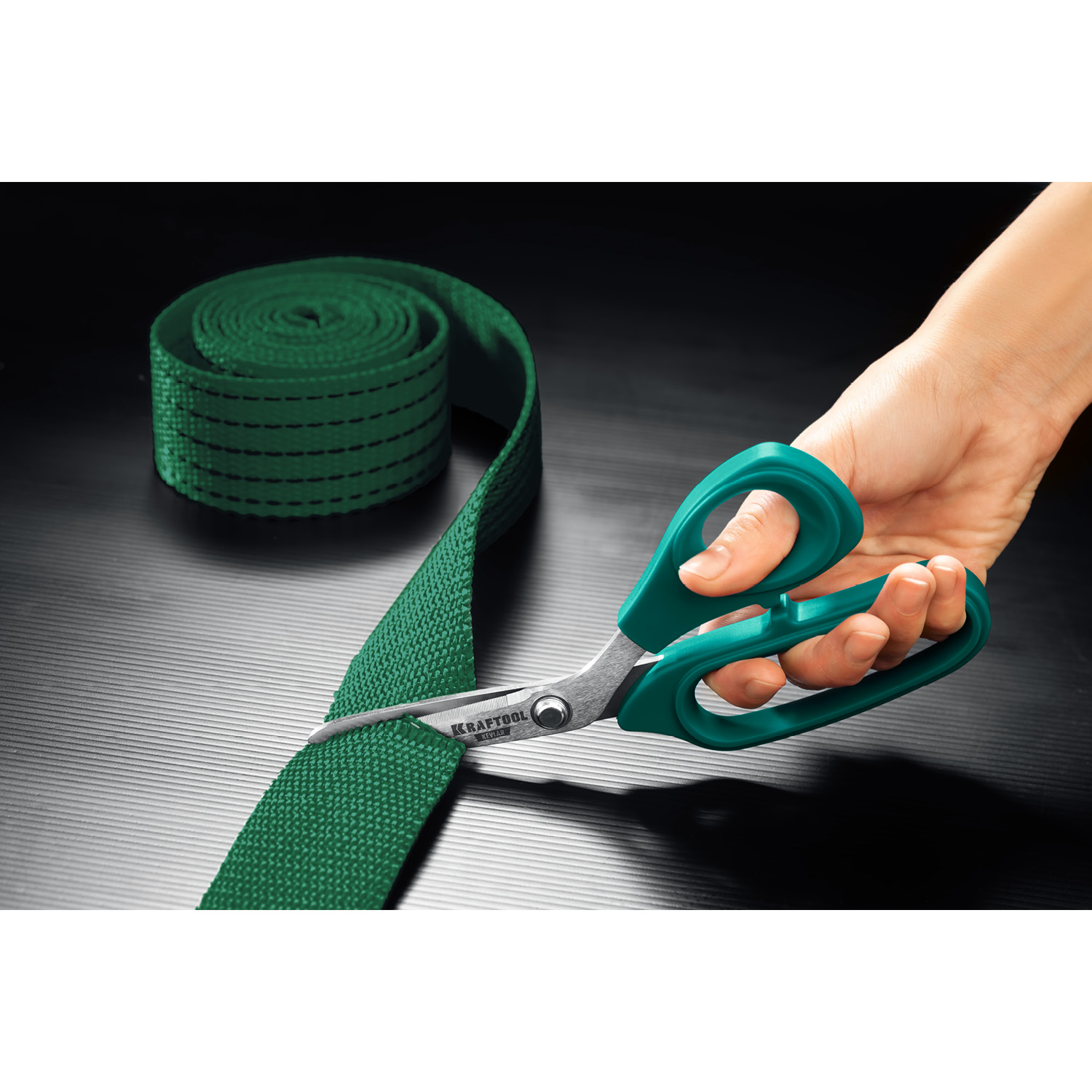 KRAFTOOL KEVLAR, 205 мм, технические ножницы по кевлару и стекловолокну (23207) — фото 5