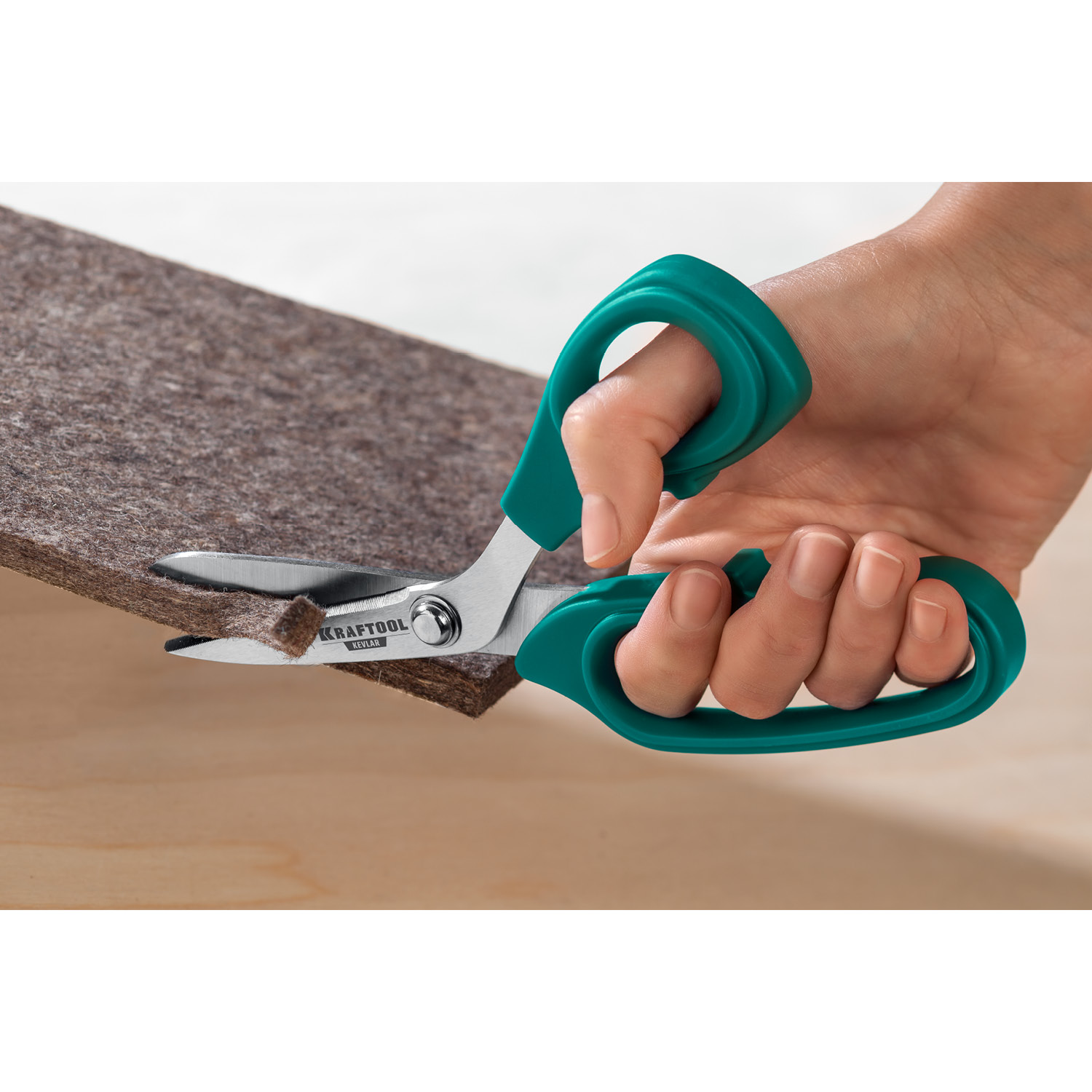 KRAFTOOL KEVLAR, 205 мм, технические ножницы по кевлару и стекловолокну (23207) — фото 6