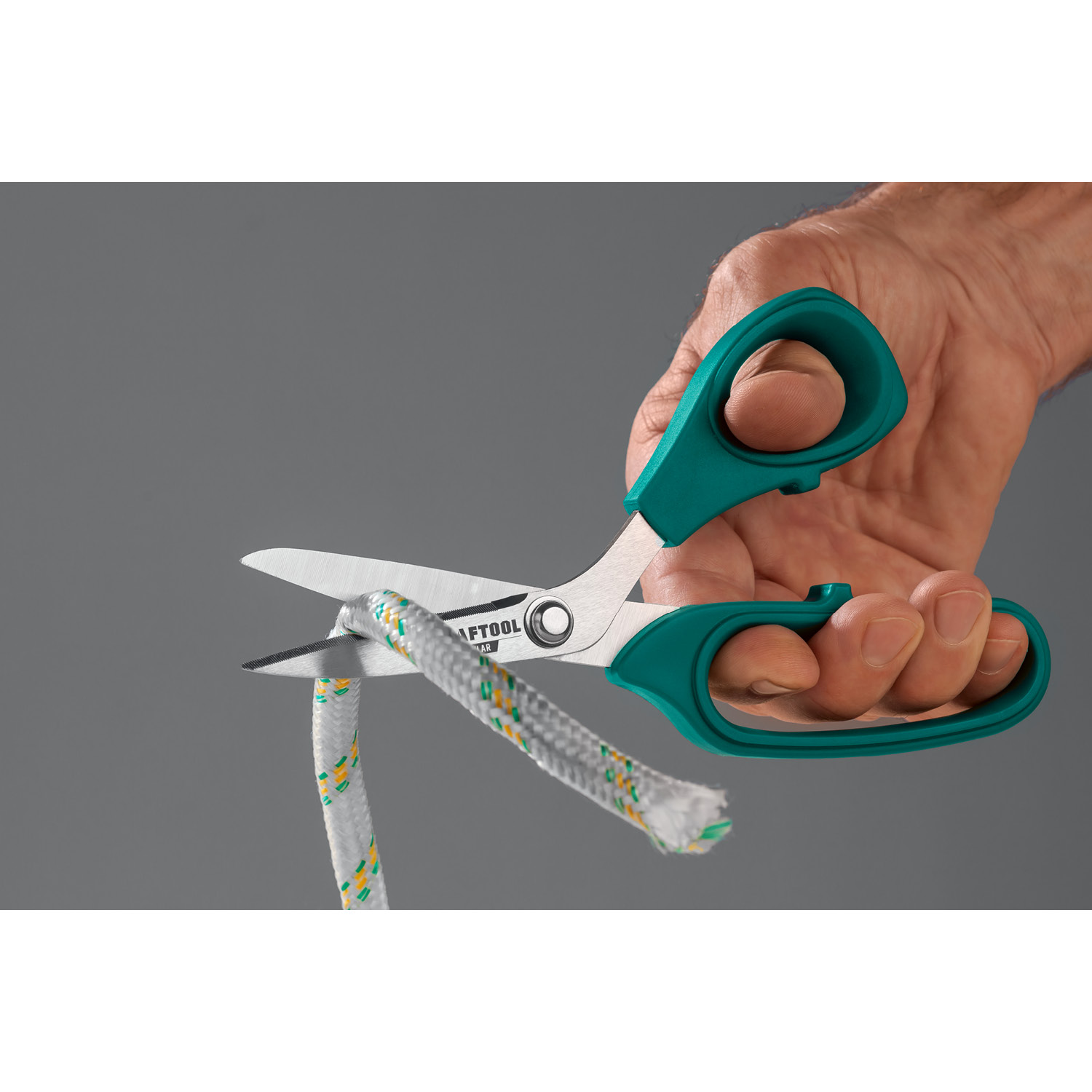 KRAFTOOL KEVLAR, 205 мм, технические ножницы по кевлару и стекловолокну (23207) — фото 7