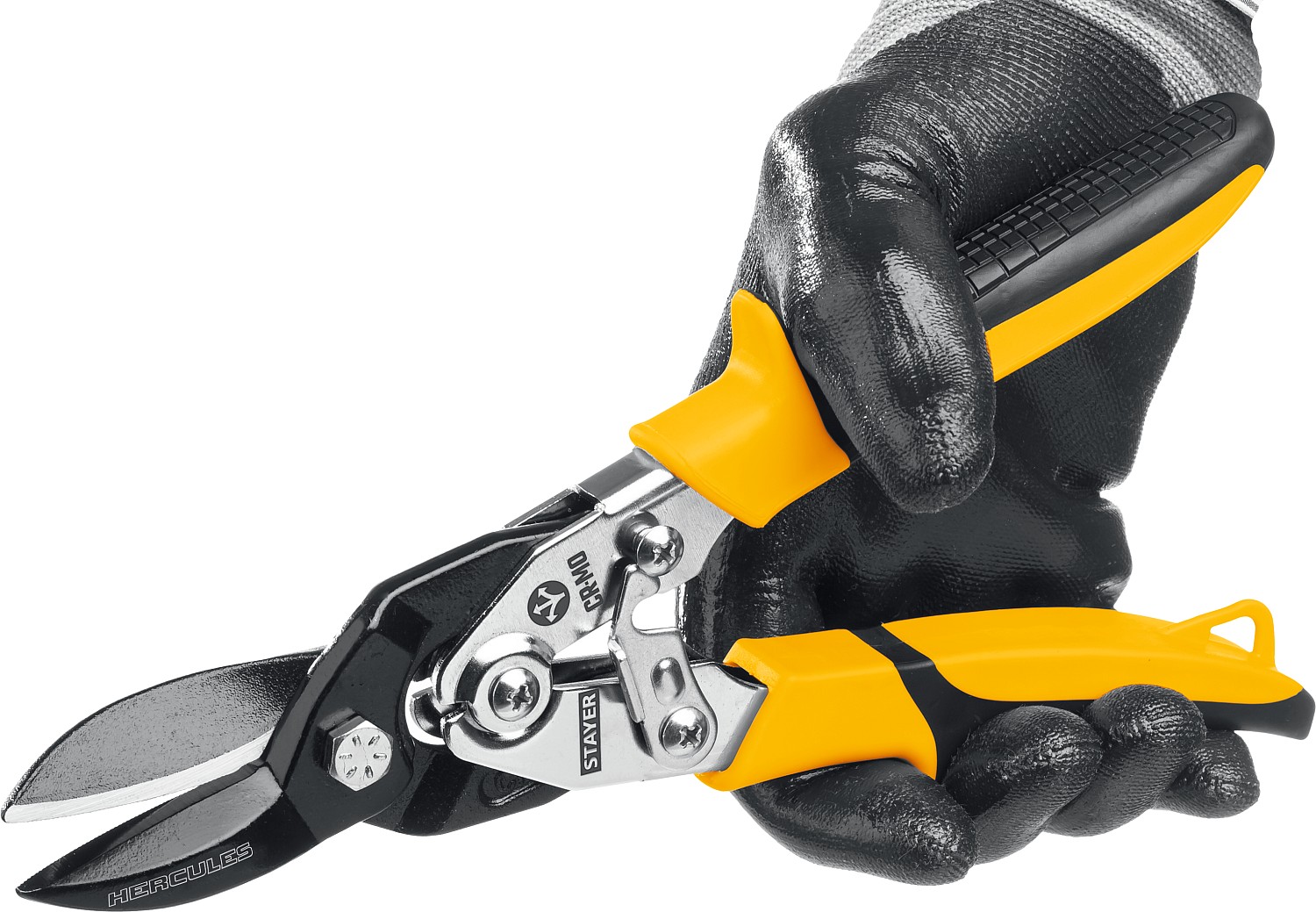 STAYER Hercules, 250 мм, прямые ножницы по металлу, Professional (2320) — фото 4