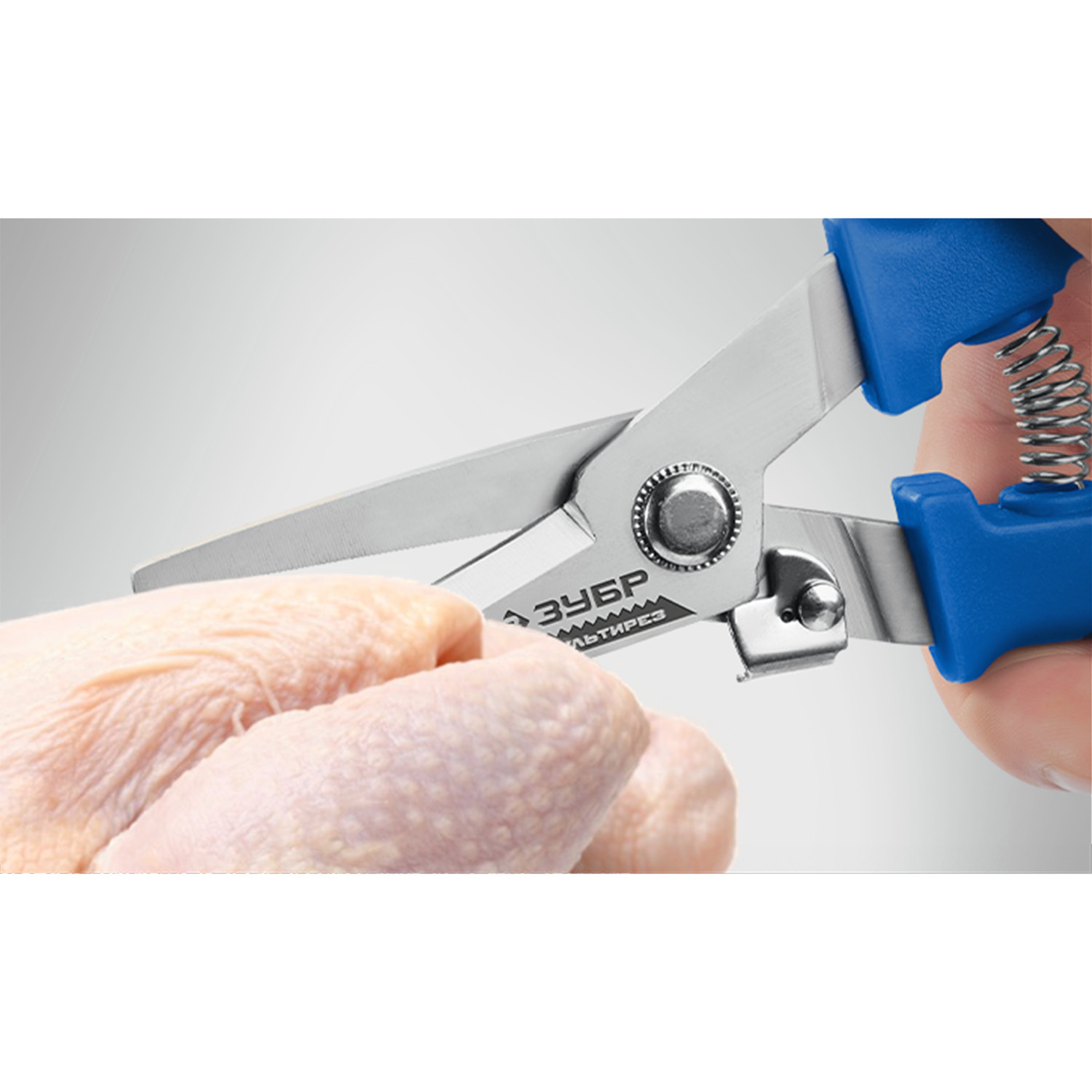 ЗУБР МУЛЬТИРЕЗ, 200 мм, универсальные технические ножницы, Профессионал (23215) — фото 9