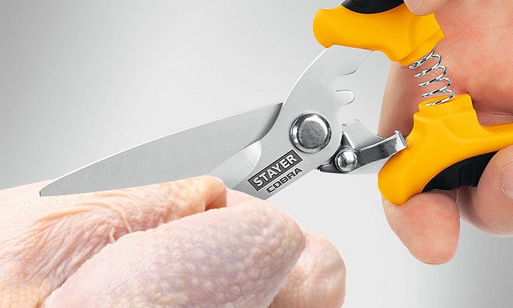 STAYER COBRA, 200 мм, Универсальные технические ножницы, Professional (23227) — фото 6