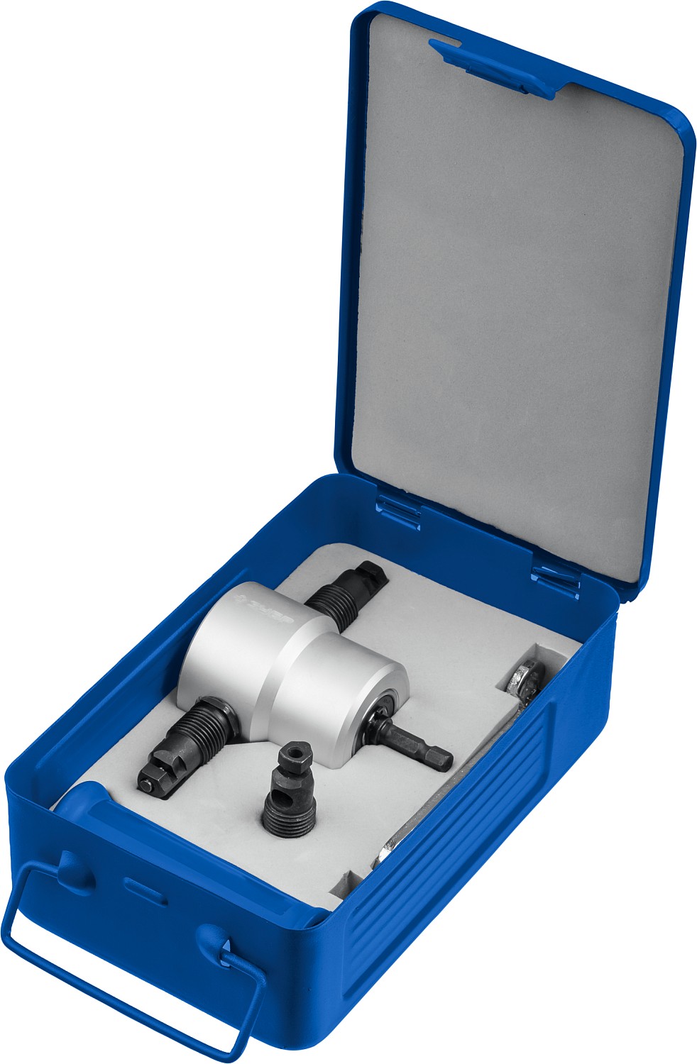 ЗУБР Сверчок, набор в кейсе, насадка-ножницы для реза листового металла, Профессионал (23294) — фото 8