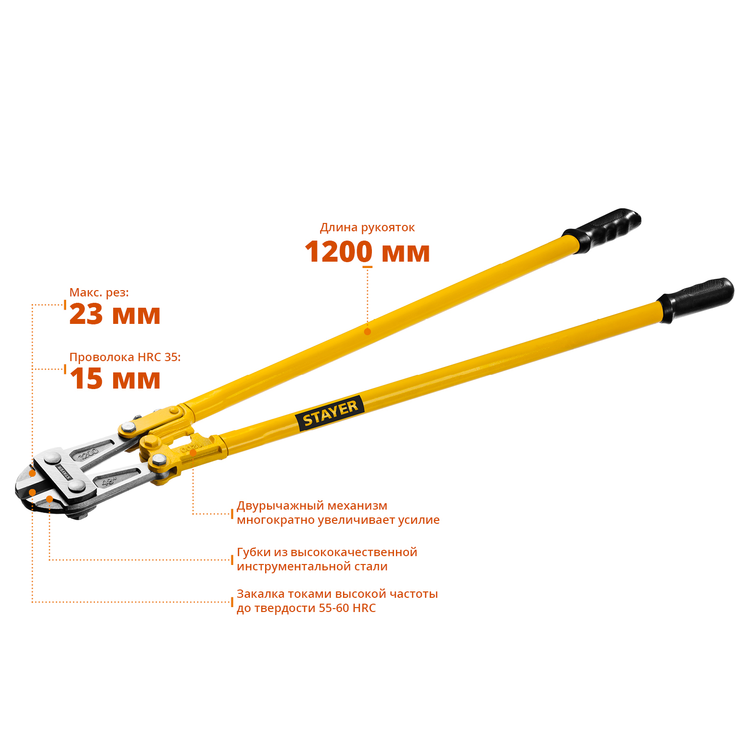 STAYER Hercules, 1200 мм, болторез (2330-120) — фото 2