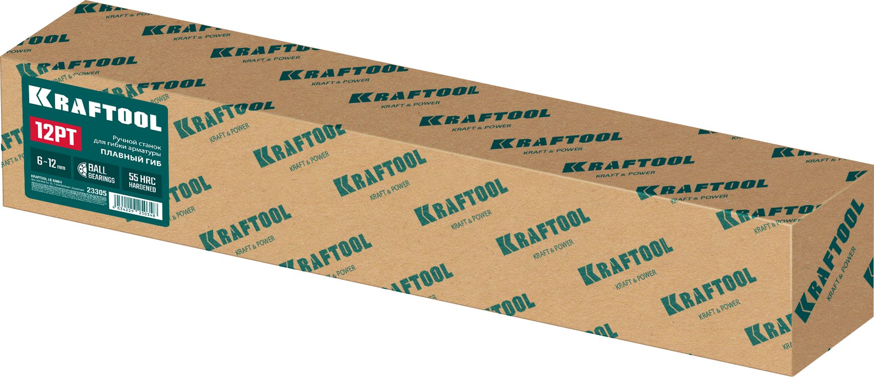 KRAFTOOL 12 PT, плавный гиб, на подшипнике, ручной станок для гибки арматуры (23305) — фото 8